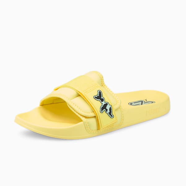 Yellow puma slides outlet