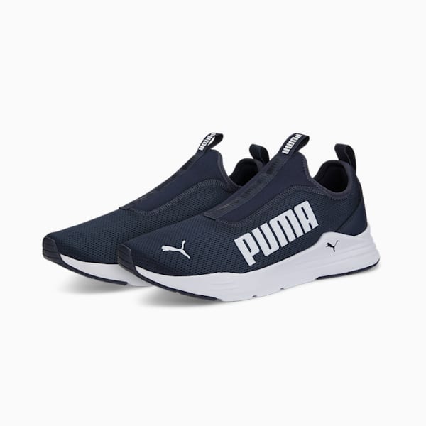 Wired Rapid Unisex Sneakers, Parisian Night-Puma White, extralarge-IND