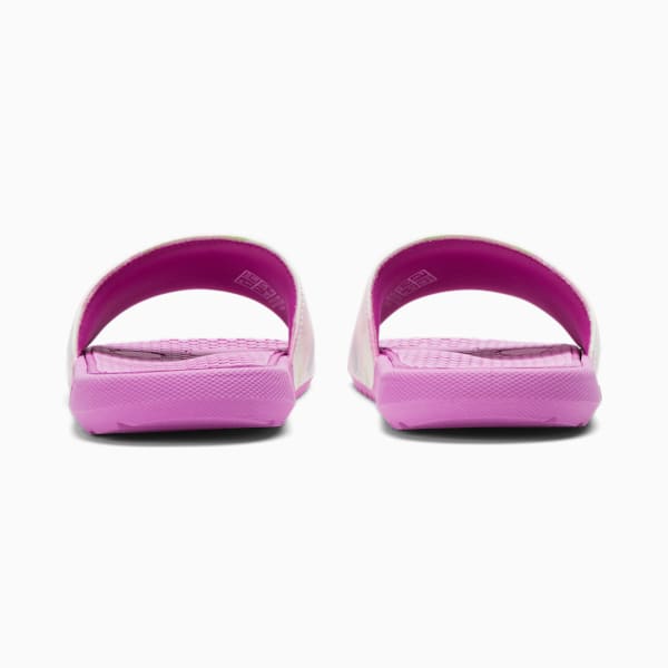 Cool Cat Bleached Women's Slides, Opera Mauve-Puma White-Puma Silver, extralarge