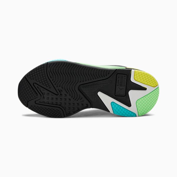 RS-X Highlighter Sneakers Big Kids, CASTLEROCK-Phantom Black-Fluo Yellow, extralarge