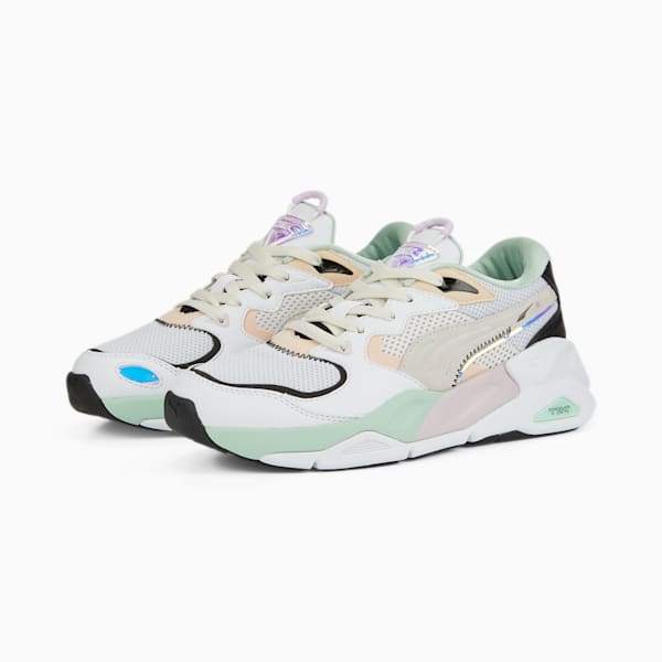 TRC Mira Dimensions Women's Sneakers, Puma White-Nimbus Cloud, extralarge-IND
