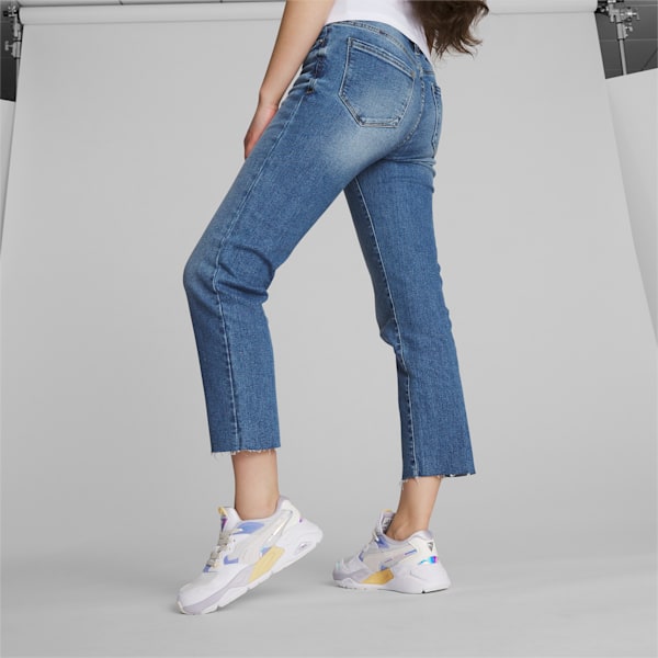 Tenis deportivos TRC MIRA Dimensions para mujer, PUMA White-Warm White, extralarge
