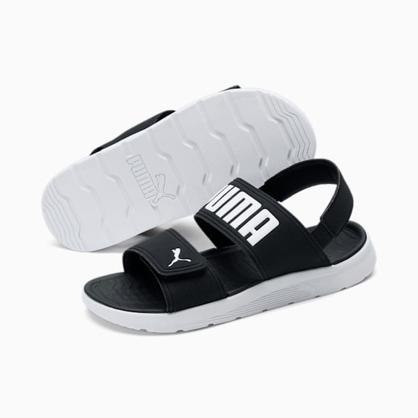 Backstrap Sandal, Puma Black-Puma White, extralarge-IND