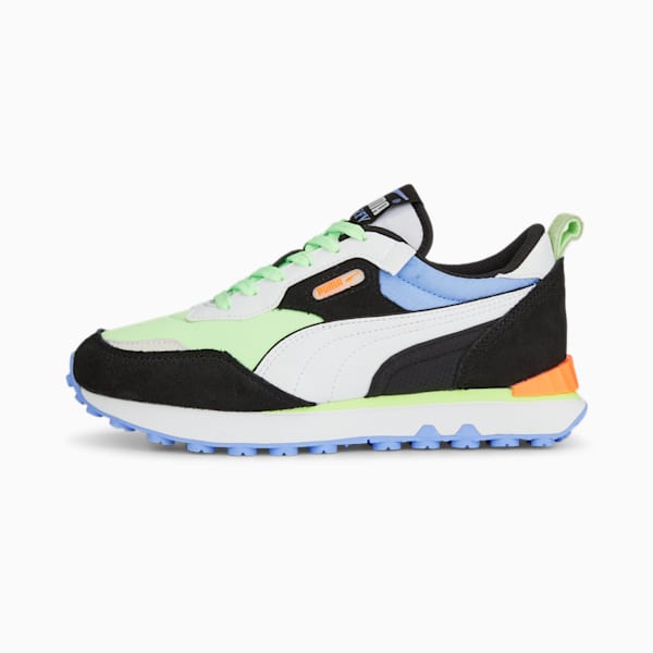 Rider Future Vintage Sneakers Big Kids, Elektro Purple-Fizzy Lime