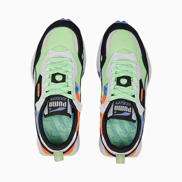 Rider Future Vintage Sneakers Big Kids, Elektro Purple-Fizzy Lime