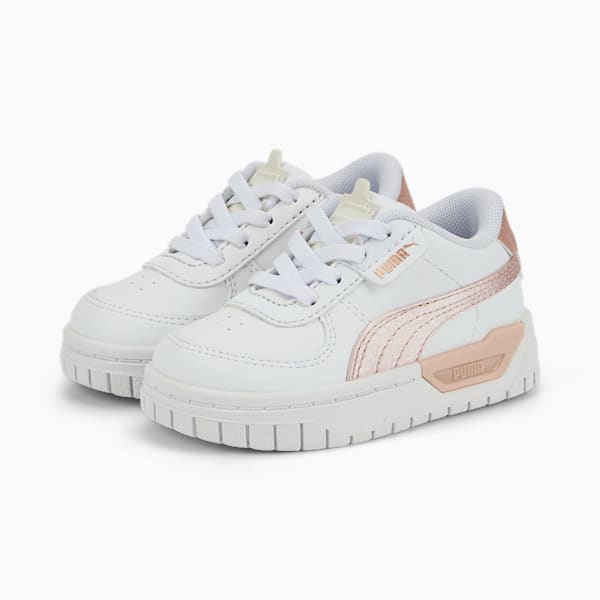 Cali Dream Shiny Pack Alternative Closure Sneakers Babies, Puma White-Rose Gold, extralarge-GBR