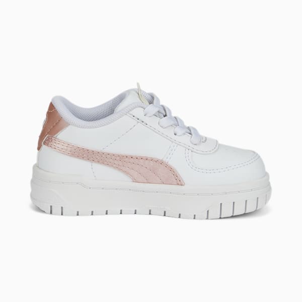 Zapatos deportivos de cierre alternativo Cali Dream Shiny Pack para bebés, Puma White-Rose Gold, extralarge
