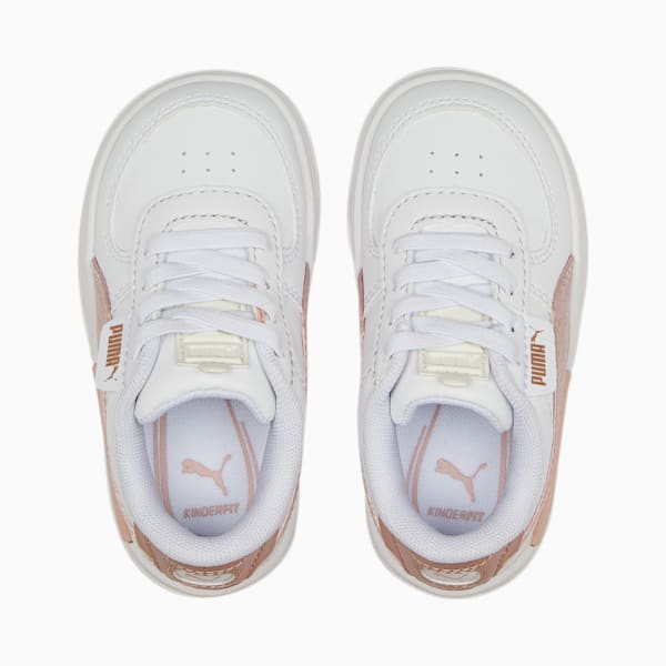 Zapatos deportivos de cierre alternativo Cali Dream Shiny Pack para bebés, Puma White-Rose Gold, extralarge