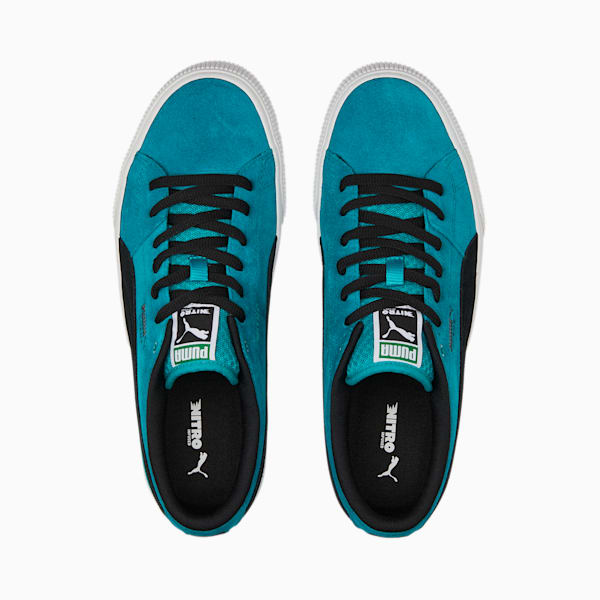 Suede Skate NITRO™ Sneakers, Deep Aqua-Puma Black-Puma White, extralarge