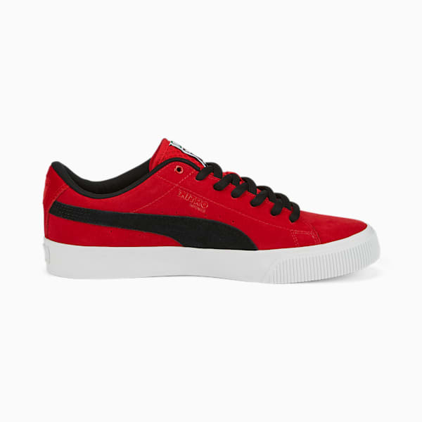 ユニセックス スウェード スケート ニトロ スニーカー, High Risk Red-Puma White-Puma Black, extralarge-JPN