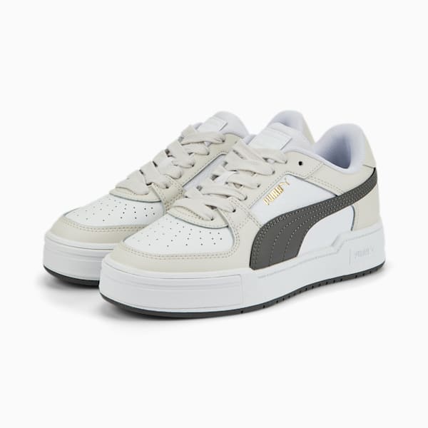 CA Pro Sneakers Youth, Puma White-CASTLEROCK, extralarge-GBR