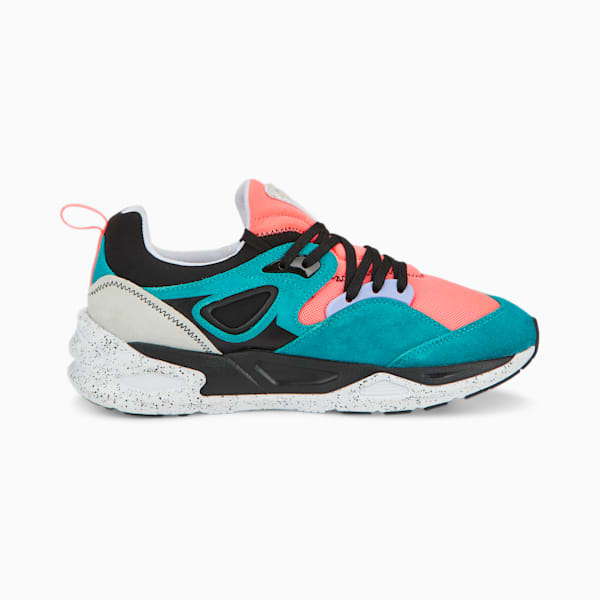 TRC Blaze Fandom Sneakers, Sunset Glow-Deep Aqua, extralarge-IND