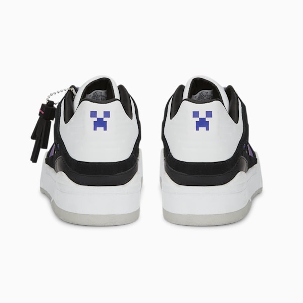 Zapatos deportivos PUMA x MINECRAFT Slipstream para jóvenes, Puma Black-Puma White, extralarge