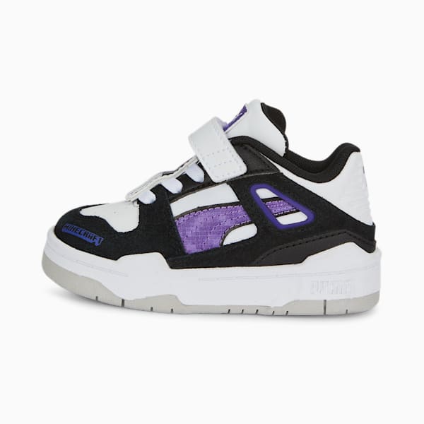 Tenis para bebés PUMA x MINECRAFT, Puma Black-Puma White, extralarge