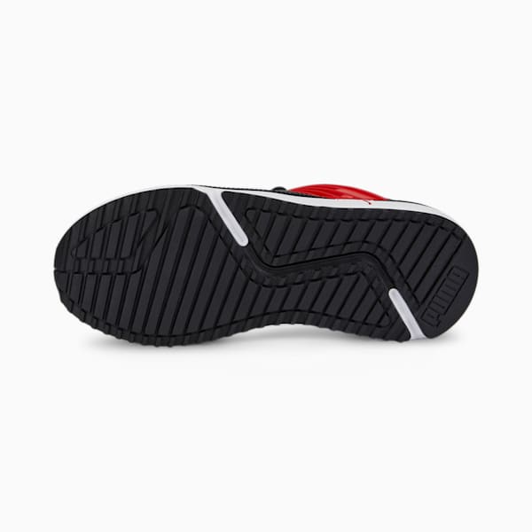 キッズ PUMA x SMILEYWORLD ペーサー フューチャー JR スニーカー 22-25cm, Puma Black-High Risk Red-Vibrant Yellow