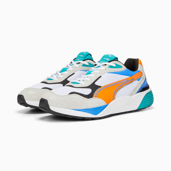 RS-Metric Sneakers, Puma White-Vibrant Orange, extralarge-IND