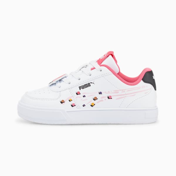 Caven Small World Kid's Sneakers, Puma White-Almond Blossom-Sunset Pink-Puma Black, extralarge-IND