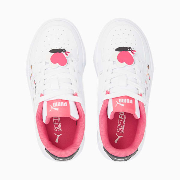 Caven Small World Kid's Sneakers, Puma White-Almond Blossom-Sunset Pink-Puma Black, extralarge-IND
