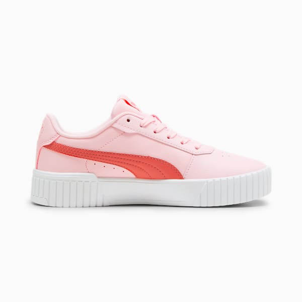 Tenis Carina 2.0 para jóvenes, Whisp Of Pink-Active Red-PUMA White, extralarge