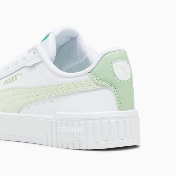 Carina 2.0 Sneakers Big Kids, PUMA White-Green Illusion-Pure Green, extralarge