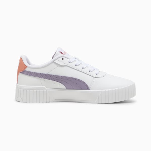 Carina 2.0 Sneakers Big Kids, PUMA White-Pale Plum-Deeva Peach, extralarge
