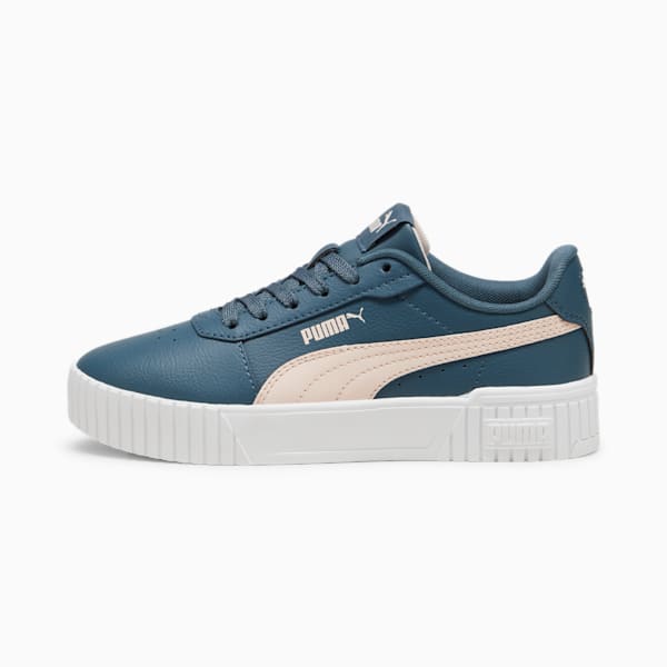 Tenis Carina 2.0 para jóvenes, Gray Skies-Island Pink, extralarge