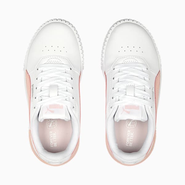 Carina 2.0 Sneakers Kids, PUMA White-Rose Dust-PUMA Silver