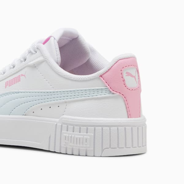 Tenis Carina 2.0 para niña, PUMA White-Dewdrop-Pink Lilac, extralarge