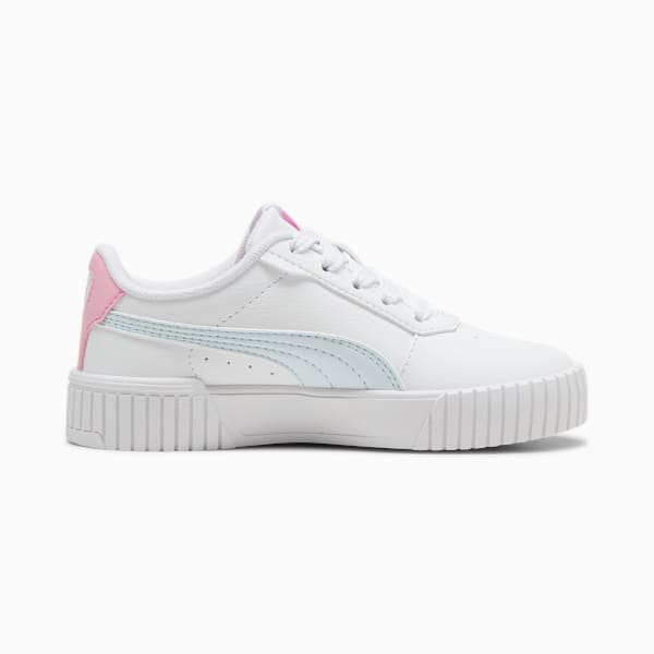 Tenis Carina 2.0 para niña, PUMA White-Dewdrop-Pink Lilac, extralarge