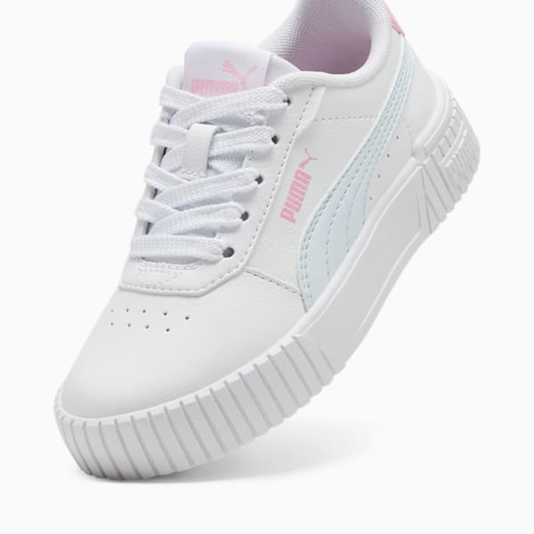 Tenis Carina 2.0 para niña, PUMA White-Dewdrop-Pink Lilac, extralarge