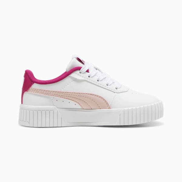 Carina 2.0 Little Kids' Sneakers, PUMA White-Mauve Mist-Magenta Gleam, extralarge