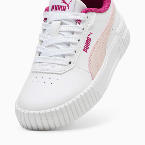 Carina 2.0 Little Kids' Sneakers, PUMA White-Mauve Mist-Magenta Gleam, extralarge