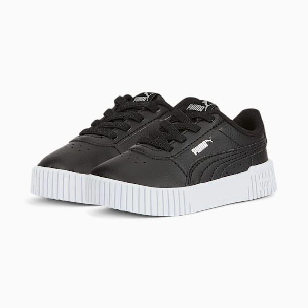 Zapatos deportivos Carina 2.0 AC para bebés, Puma Black-Puma Black-Puma Silver, extralarge