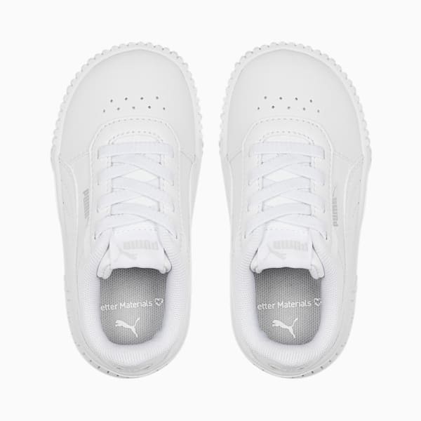 Baskets Carina 2.0 AC Nouveau-né, Puma White-Puma White-Puma Silver, extralarge