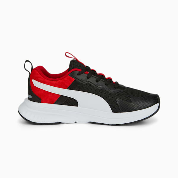 キッズ プーマ エボルブラン メッシュ スニーカー 22-25cm, Puma Black-Puma White, extralarge-JPN