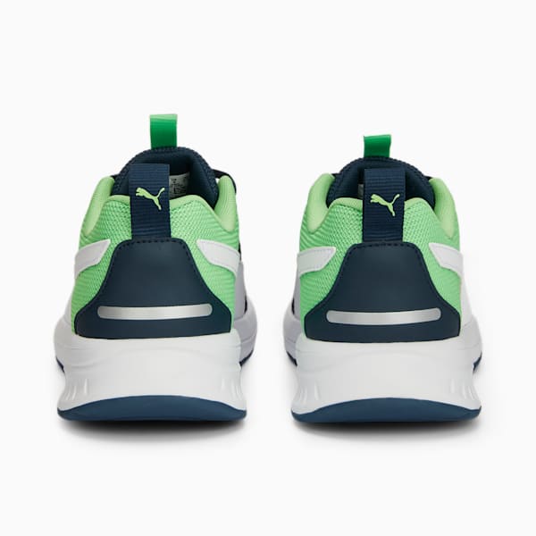 Evolve Run Mesh Youth Sneakers, Dark Night-PUMA White-Summer Green, extralarge-IND