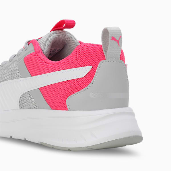 Evolve Run Mesh Youth Sneakers, Cool Light Gray-PUMA White-Glowing Pink, extralarge-IND