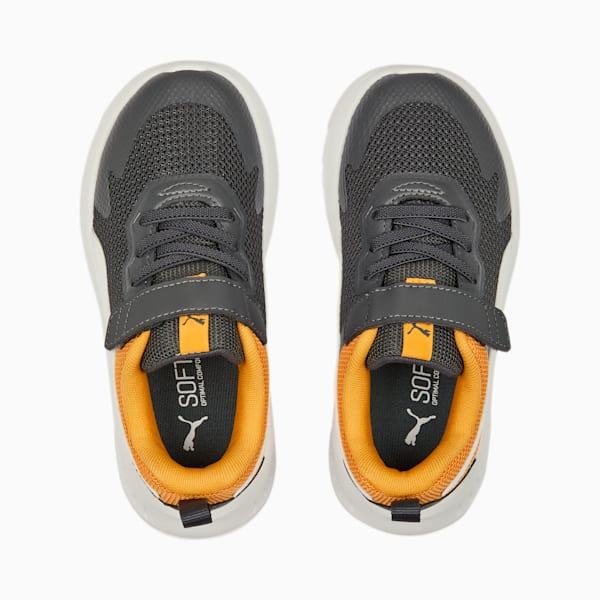 Evolve Run Mesh Kids' Sneakers, Shadow Gray-PUMA White-Clementine, extralarge-IND