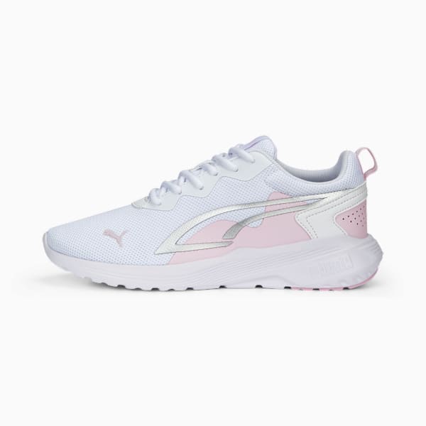 All Day Active Sneakers, PUMA White-Pearl Pink-PUMA Silver, extralarge-IND