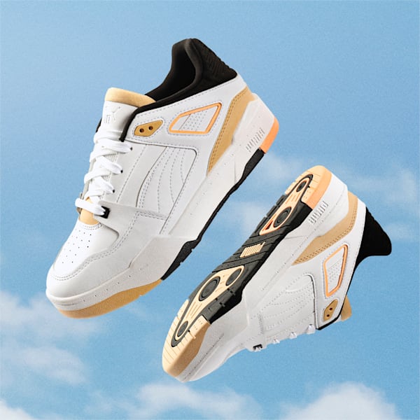 ウィメンズ スリップストリーム スニーカー, Puma White-Puma Black-Light Sand