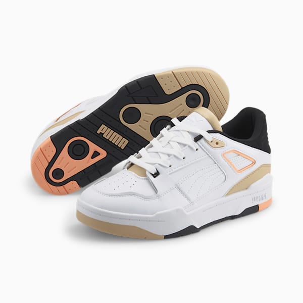 ウィメンズ スリップストリーム スニーカー, Puma White-Puma Black-Light Sand