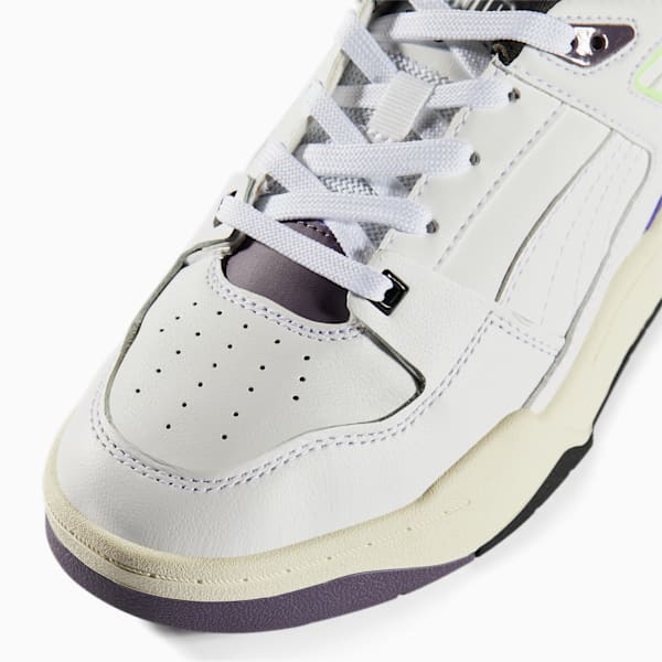Slipstream Women's Sneakers, Puma White-Marshmallow-Purple Charcoal, extralarge-AUS