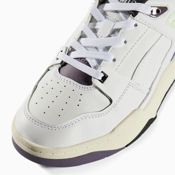 Tenis para mujer Slipstream, Puma White-Marshmallow-Purple Charcoal, extralarge