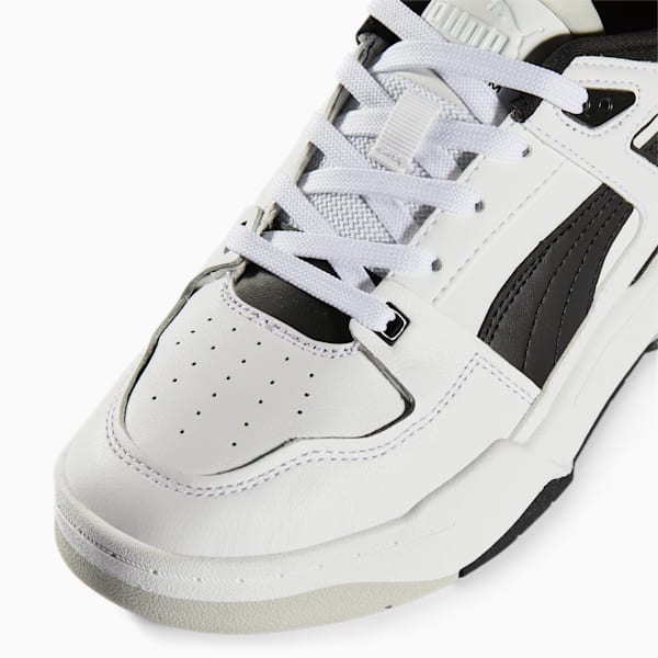 Slipstream Women's Sneakers, Puma White-Puma Black-Glacier Gray, extralarge