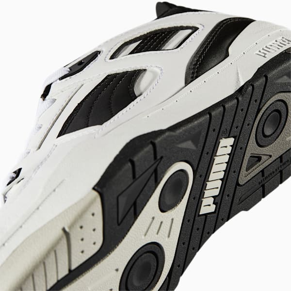 Slipstream Women's Sneakers, Puma White-Puma Black-Glacier Gray, extralarge