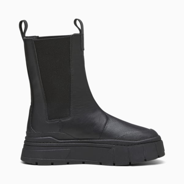 Mayze Stack Women's Chelsea Boot, PUMA Black, extralarge-GBR