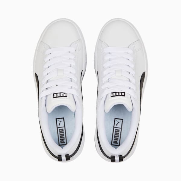 ウィメンズ メイズ ウェッジ スニーカー, Puma White-Puma Black, extralarge-JPN