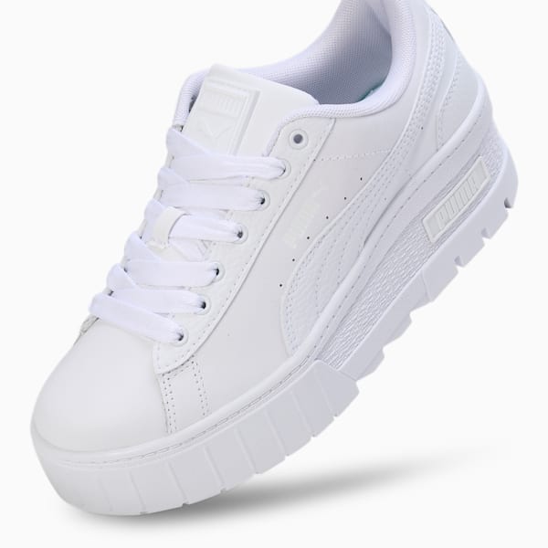 Mayze Wedge Women's Sneakers, Puma White, extralarge-IND