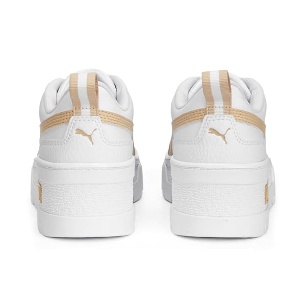 ウィメンズ メイズ ウェッジ スニーカー, PUMA White-Granola, extralarge-JPN