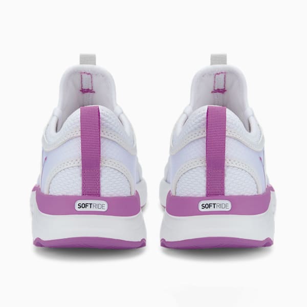 Softride Sophia Bioluminescence Big Kids' Sneakers, Puma White-Mauve Pop, extralarge